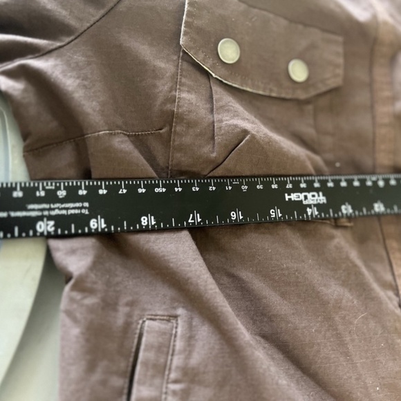 Columbia Light Jacket Women's Size XL Brown Snaps Pockets Omni Shade - Picture 9 of 14